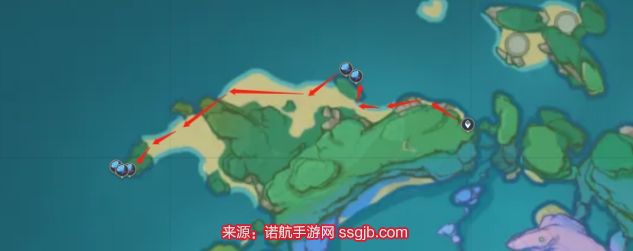 原神海灵芝采集路线图 17条海灵芝收集线路