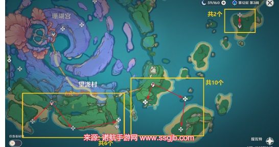 原神飘浮灵速刷路线-漂浮灵位置分布图大全