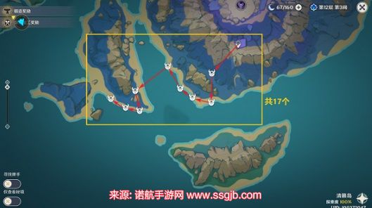 原神飘浮灵速刷路线-漂浮灵位置分布图大全