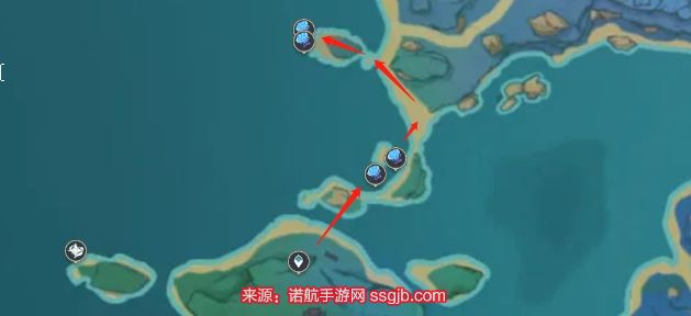 原神海灵芝采集路线图 17条海灵芝收集线路