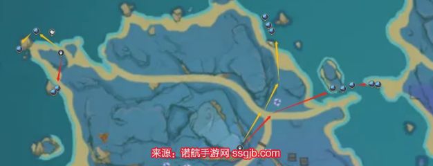 原神海灵芝采集路线图 17条海灵芝收集线路