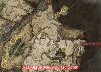 艾尔登法环黑刀地下墓地隐藏门 实战黑刀地下墓地副本