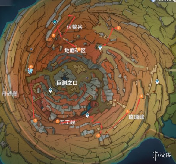 原神石珀采集点位置路线图（石珀采集地点大全2022最新）