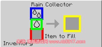 我的世界雨水收集器怎么用？怎么收集雨水 我的世界雨天怎么收集水(图1)