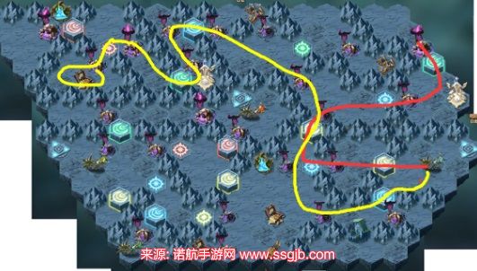 剑与远征上古神庙攻略路线-上古神庙通关路线图解