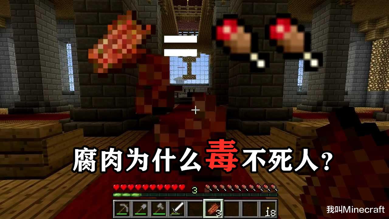 我的世界腐肉有什么用（mc的垃圾物品腐肉的利用价值）