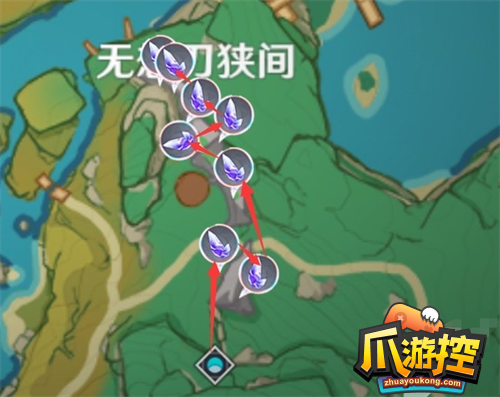 原神晶化骨髓采集路线图一览6.png