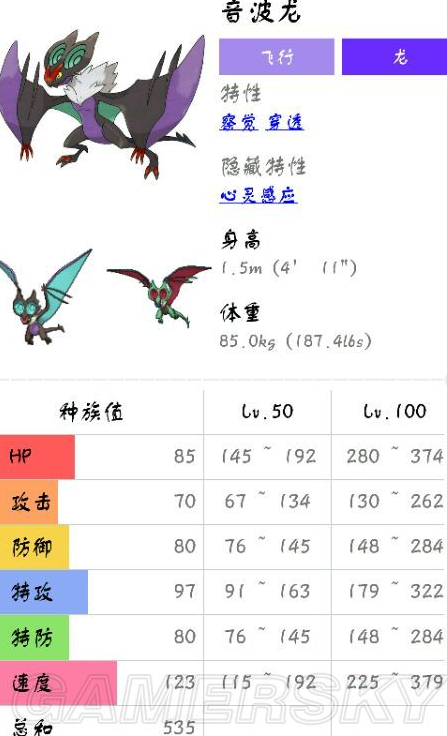 口袋妖怪日月：收集捕捉龙系精灵都有哪些